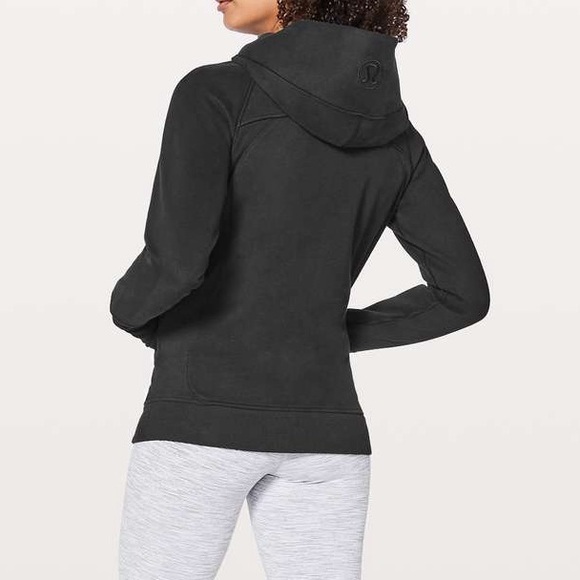Lululemon Black Scuba Full Zip Hoodie Size 6 - Picture 3 of 7